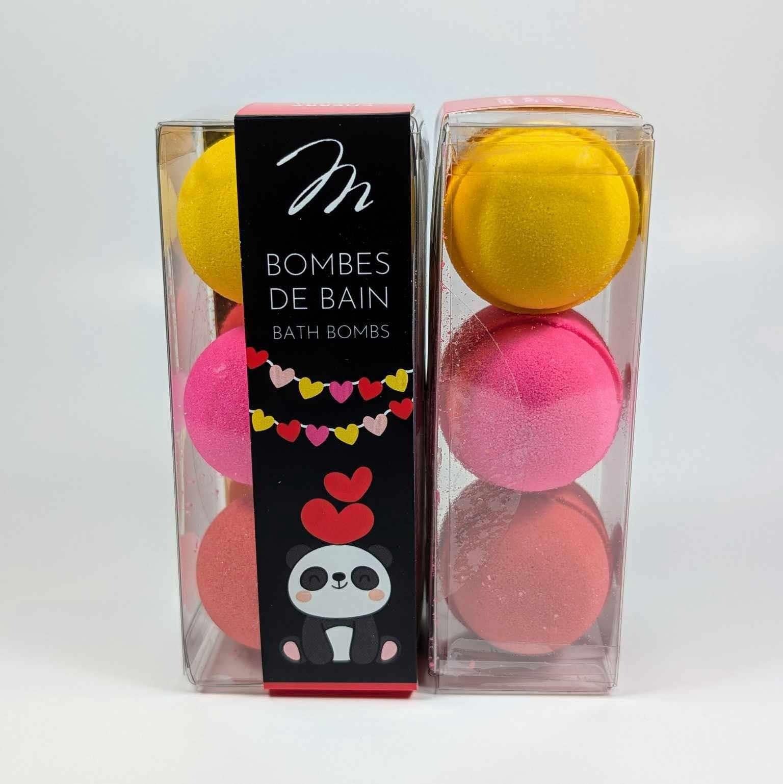 Bombes de Bain - Panda Amoureux (Paquet de 3)