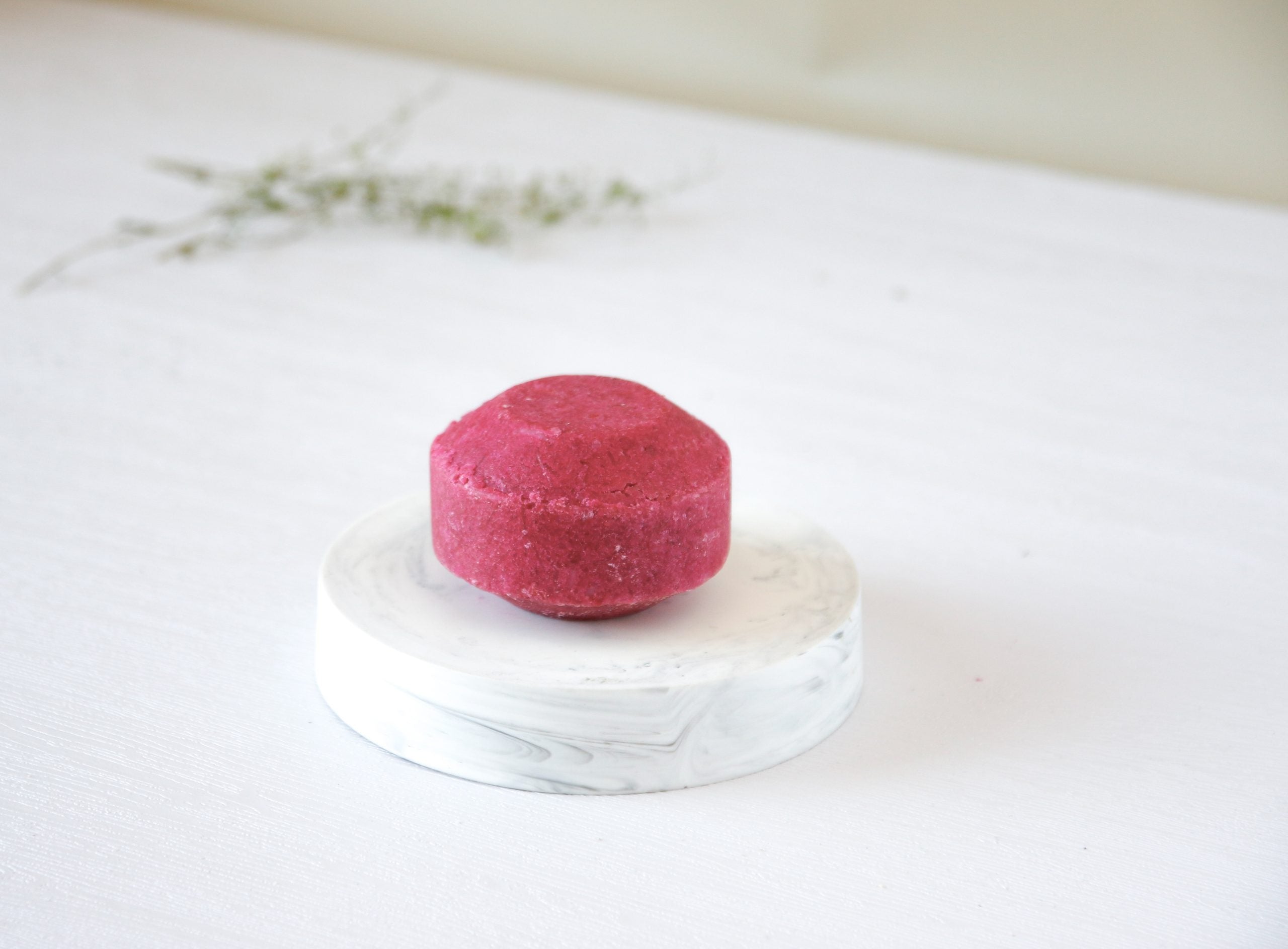 Shampoing solide Framboise - Volume et brillance