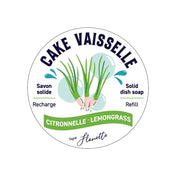 Cake vaisselle solide 200 g – Flonette | Zéro déchet, fait au Québec