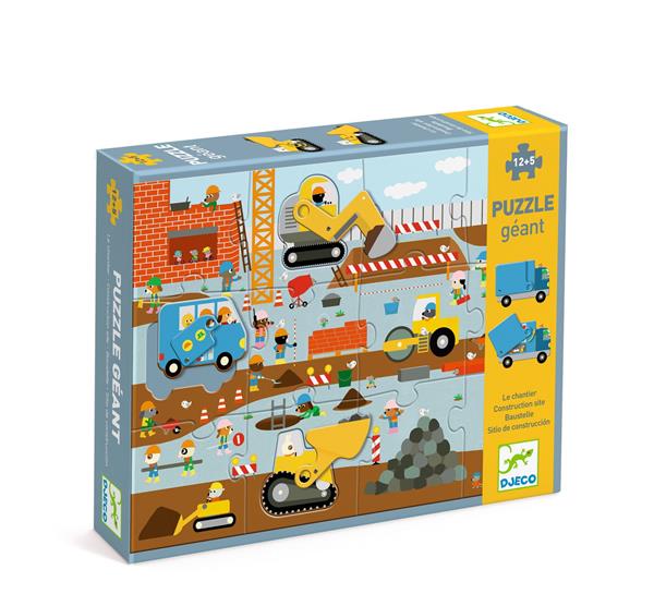 Casse-tête Géant / Le chantier - 12pcs + 5pcs