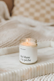 CHANDELLE DE SOYA - Thé blanc à la pêche
