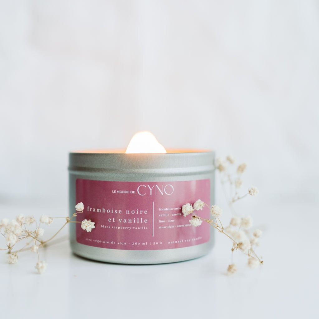 Chandelle - Framboise noire et vanille COUP DE COEUR