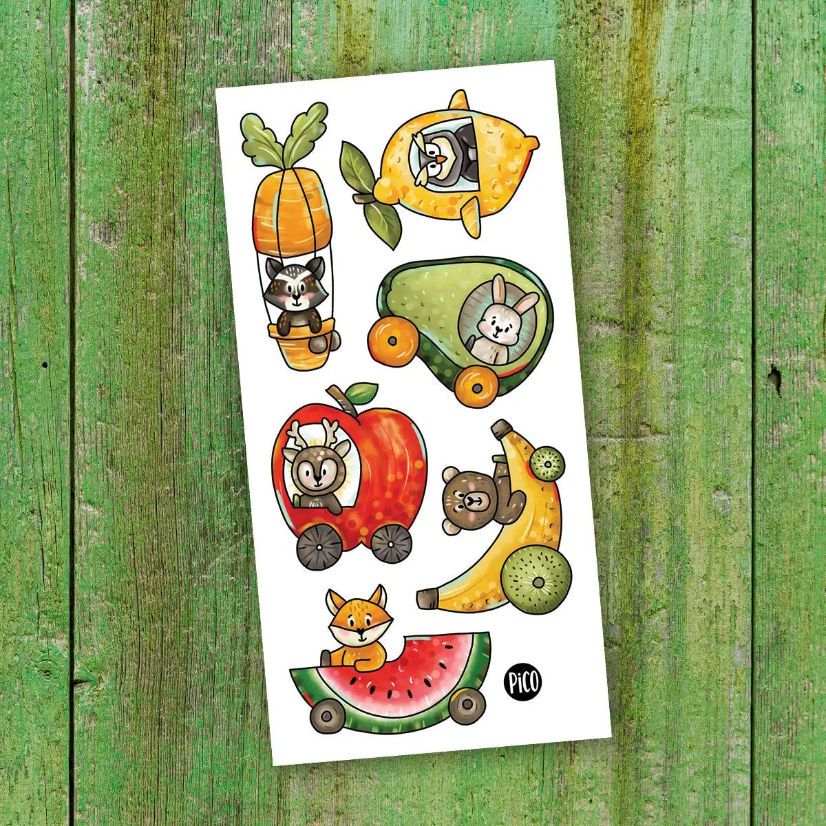 Tatouage -  Les véhicules fruités