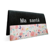 Protège carnet santé personnalisable - Fleur