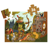 Casse-tête silhouette / Robin des bois - 36 pcs