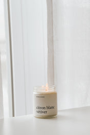 CHANDELLE DE SOYA - Citron blanc vétiver