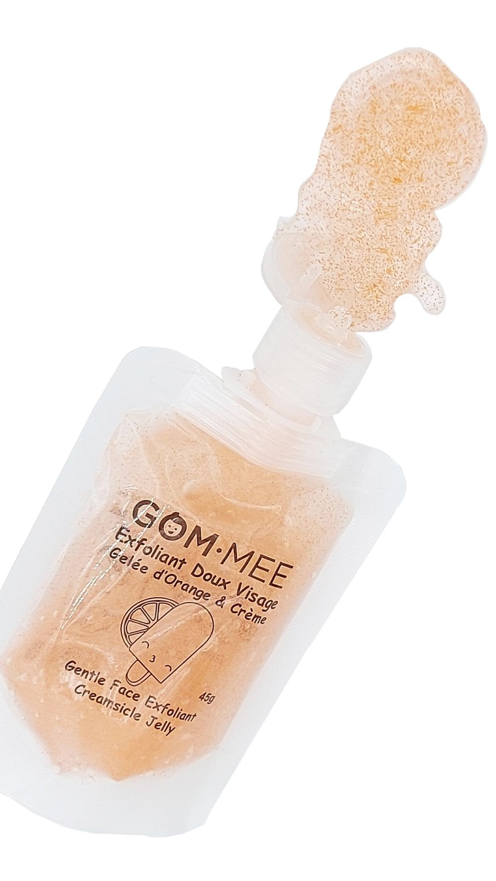 Exfoliant Visage Gelée d'Orange & Crème 45g