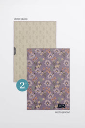 Linges vitres et miroirs - Douce Floraison (lot de 2)