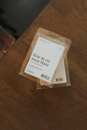Cubes de cire Fleur de riz musc blanc