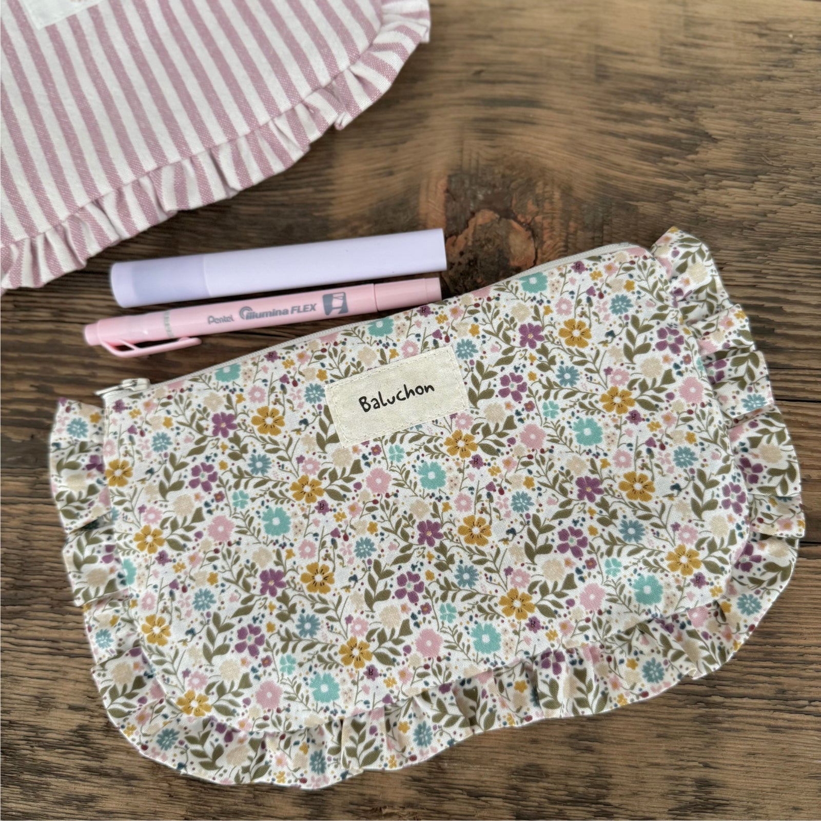Sac à cosmétique à froufrou – Petit