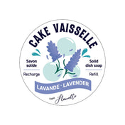 Cake vaisselle solide 200 g – Flonette | Zéro déchet, fait au Québec