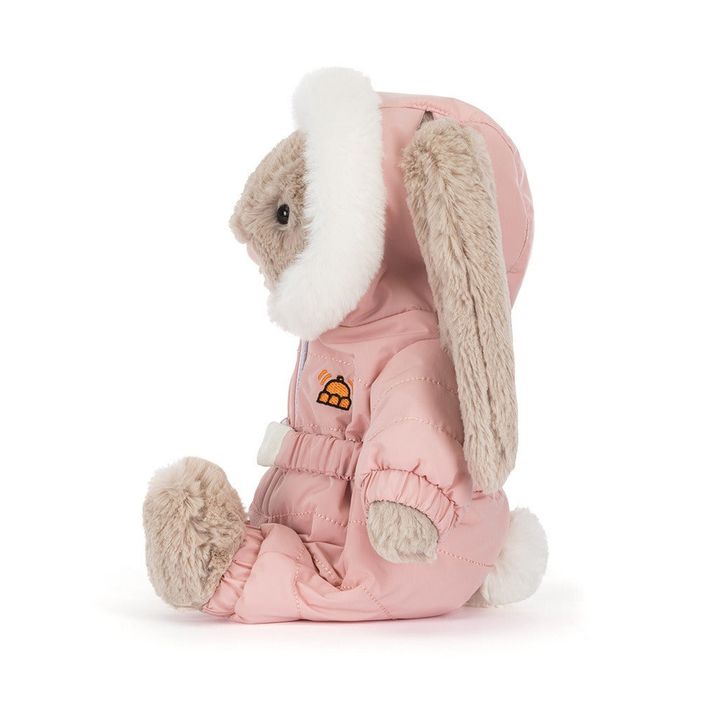 Peluche - Lapin timide « Combinaison de neige »