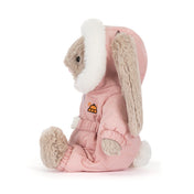 Peluche - Lapin timide « Combinaison de neige »