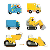 Casse-tête Géant / Le chantier - 12pcs + 5pcs