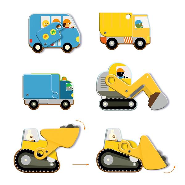 Casse-tête Géant / Le chantier - 12pcs + 5pcs
