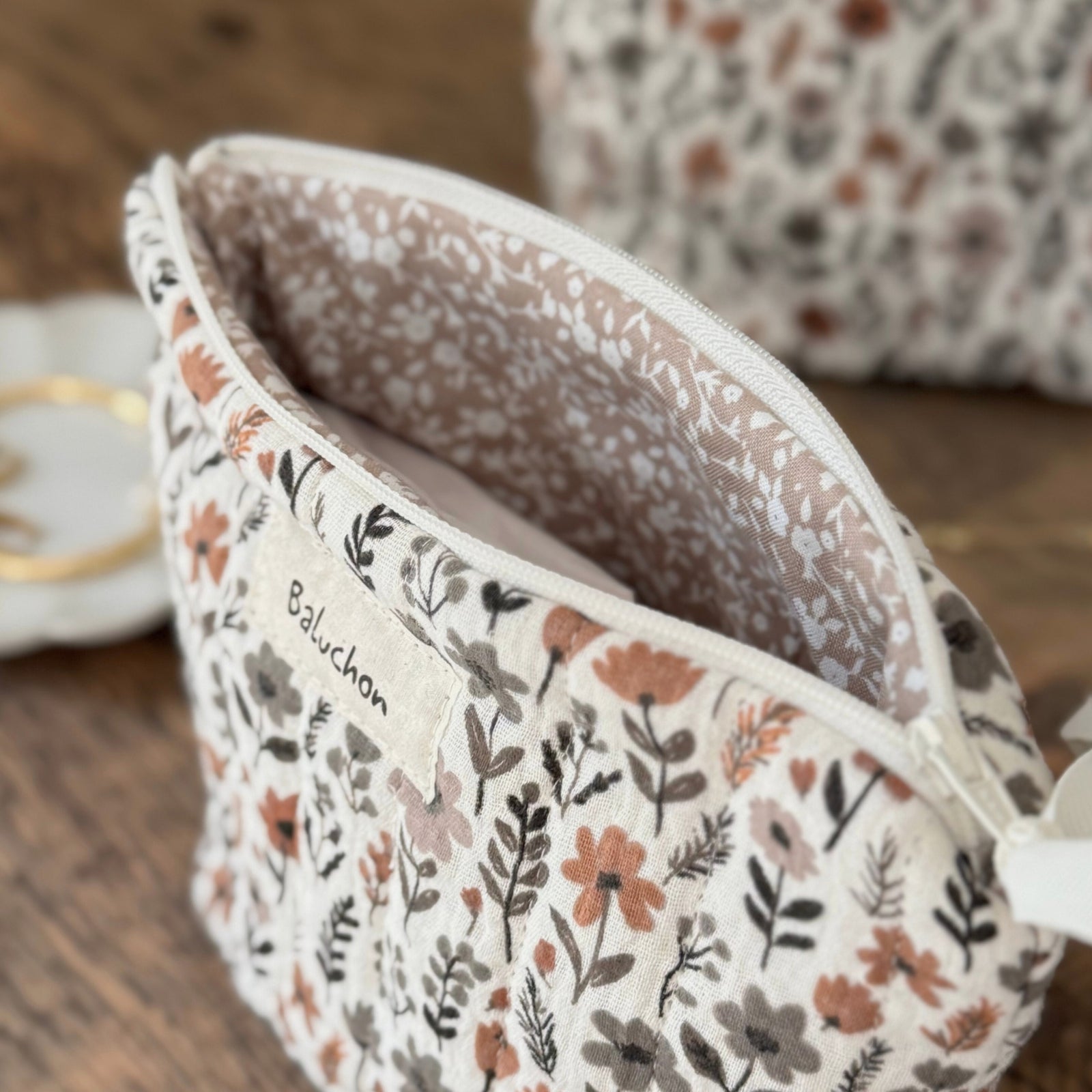 Sac à cosmétique format petit matelassé