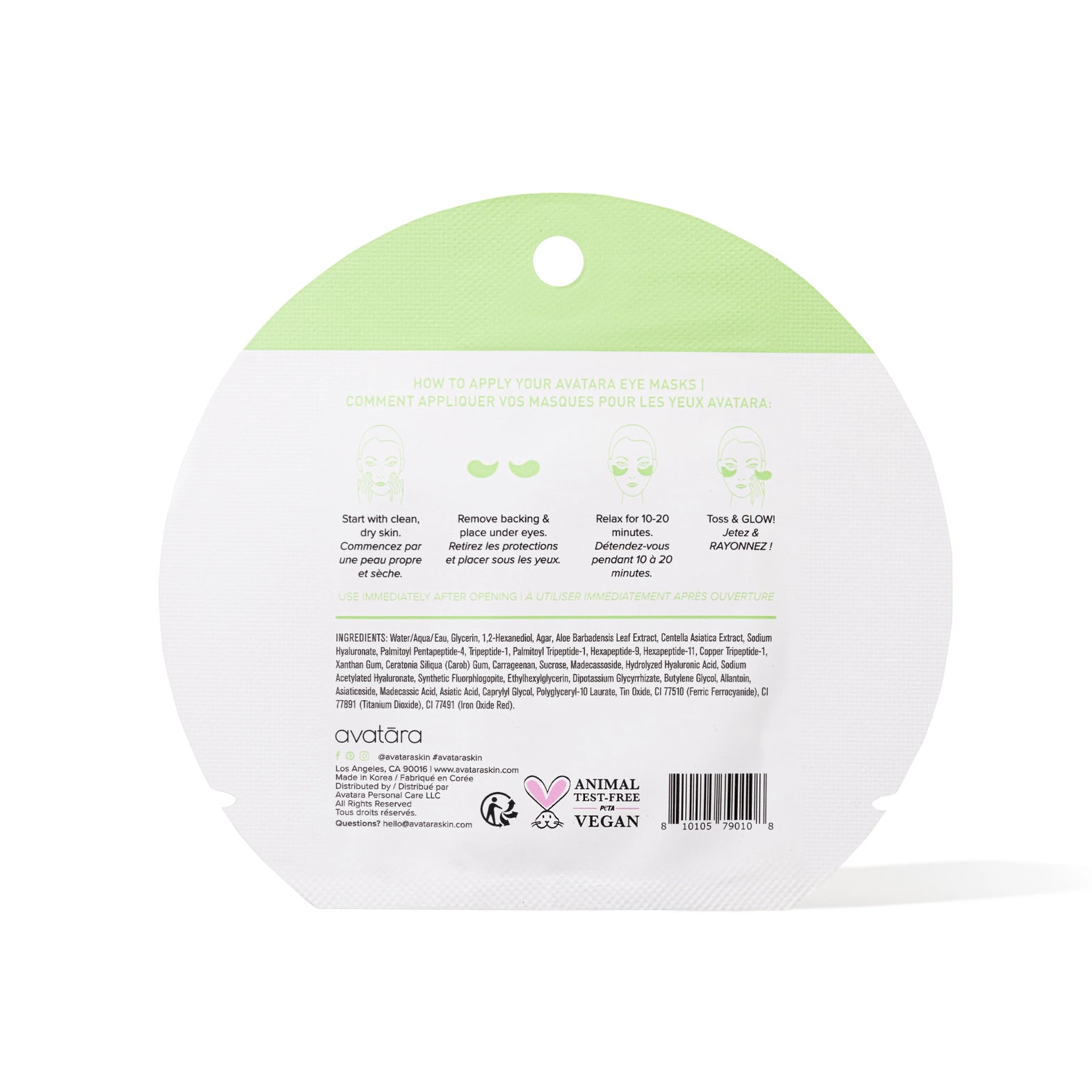 Soothe Sailing - Gels pour les yeux à l'aloe scintillant