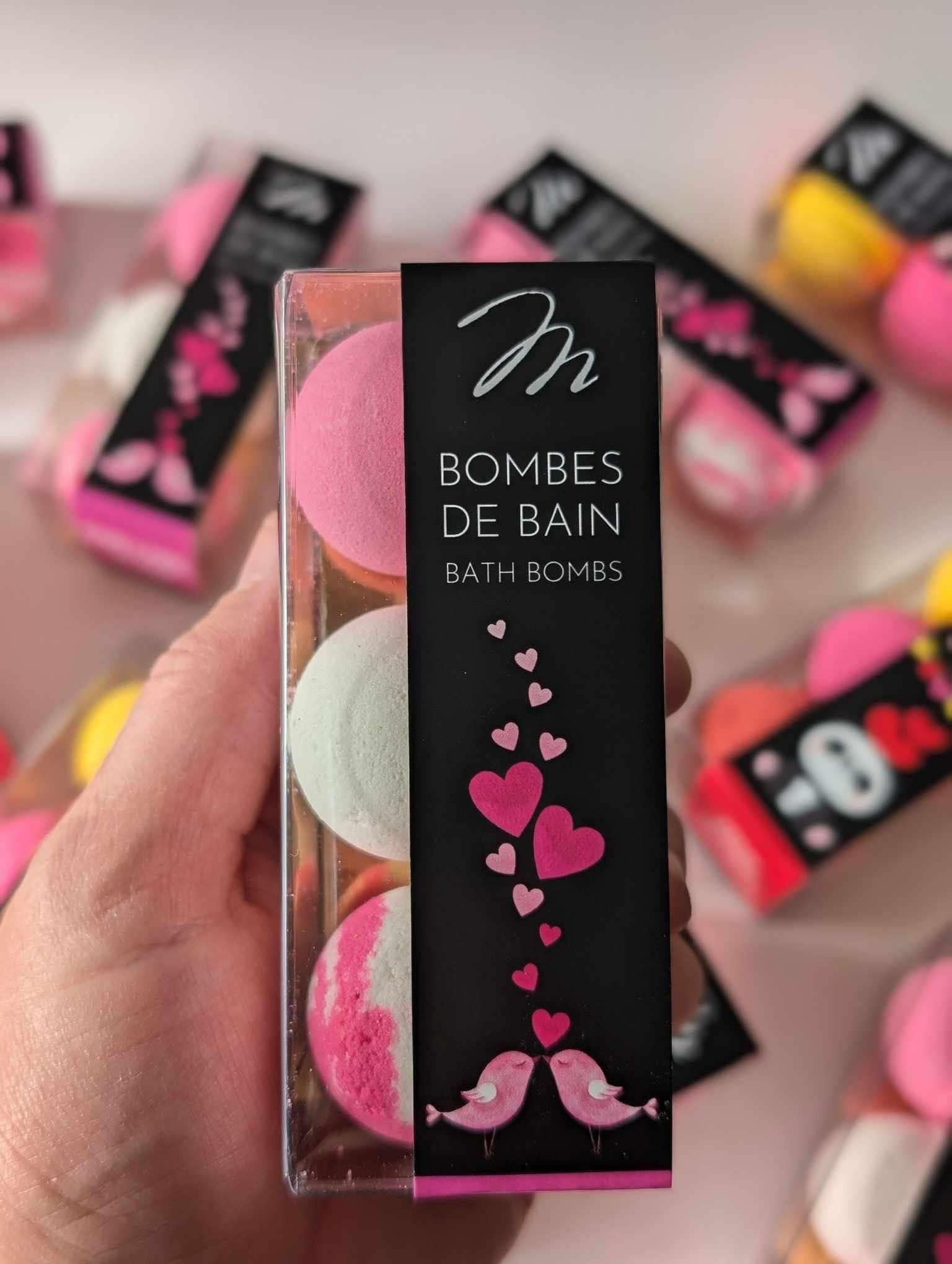 Bombes de Bain - Oiseaux Amoureux (Paquet de 3)