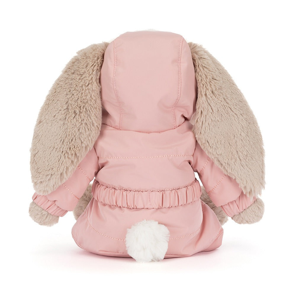 Peluche - Lapin timide « Combinaison de neige »