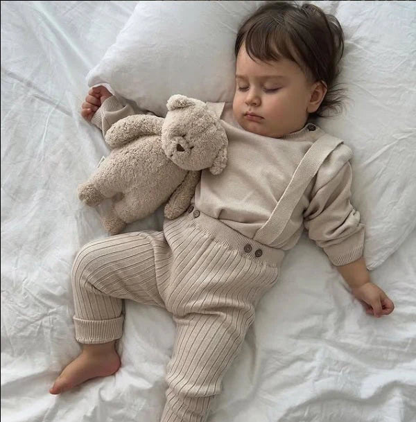 Petit ours sensoriel Moonie - Cappuccino