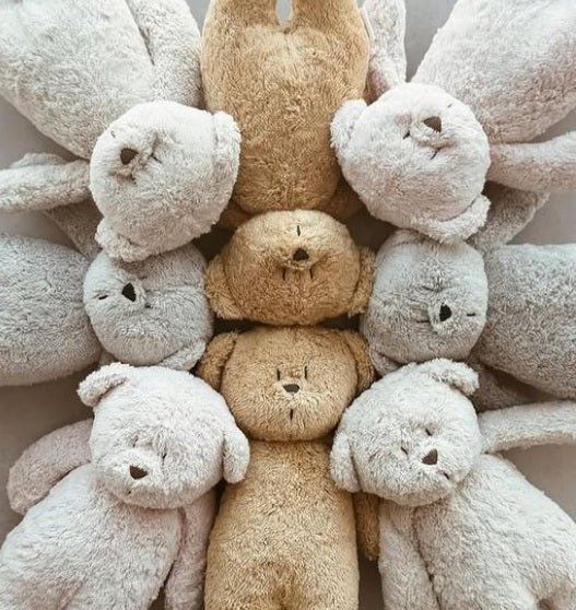 Petit ours sensoriel Moonie - Sable