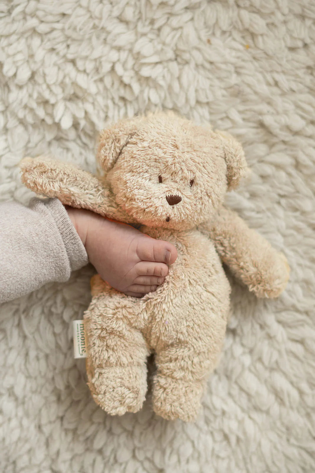 Petit ours sensoriel Moonie - Sable