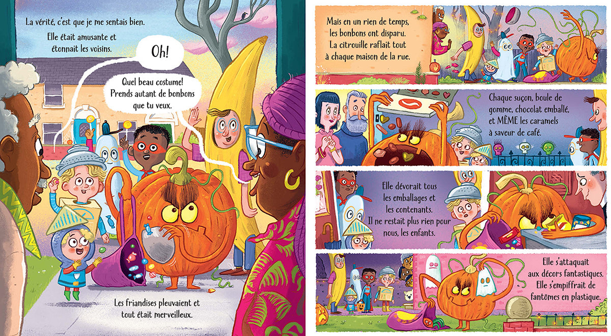 Livre - La citrouille qui a saboté l’Halloween