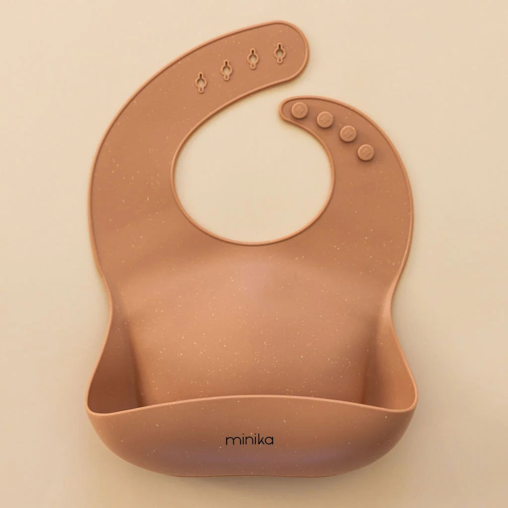 Bavette de silicone - Almond