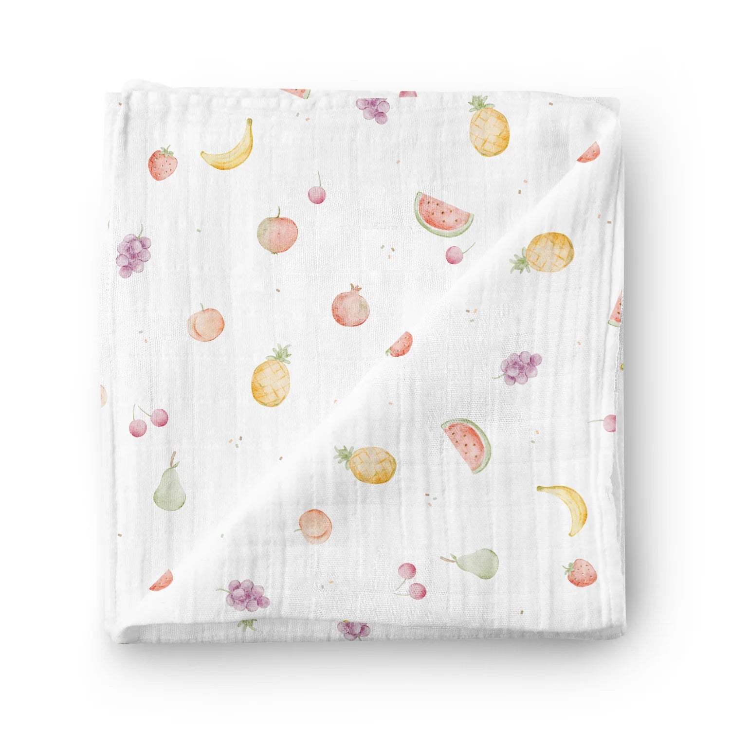 Bonheurfruite-fruit1-muslin-bamboo-blanket-couverture-doudou-bambou-mousseline-swaddle-oops-olehop-oleoopscopie.webp