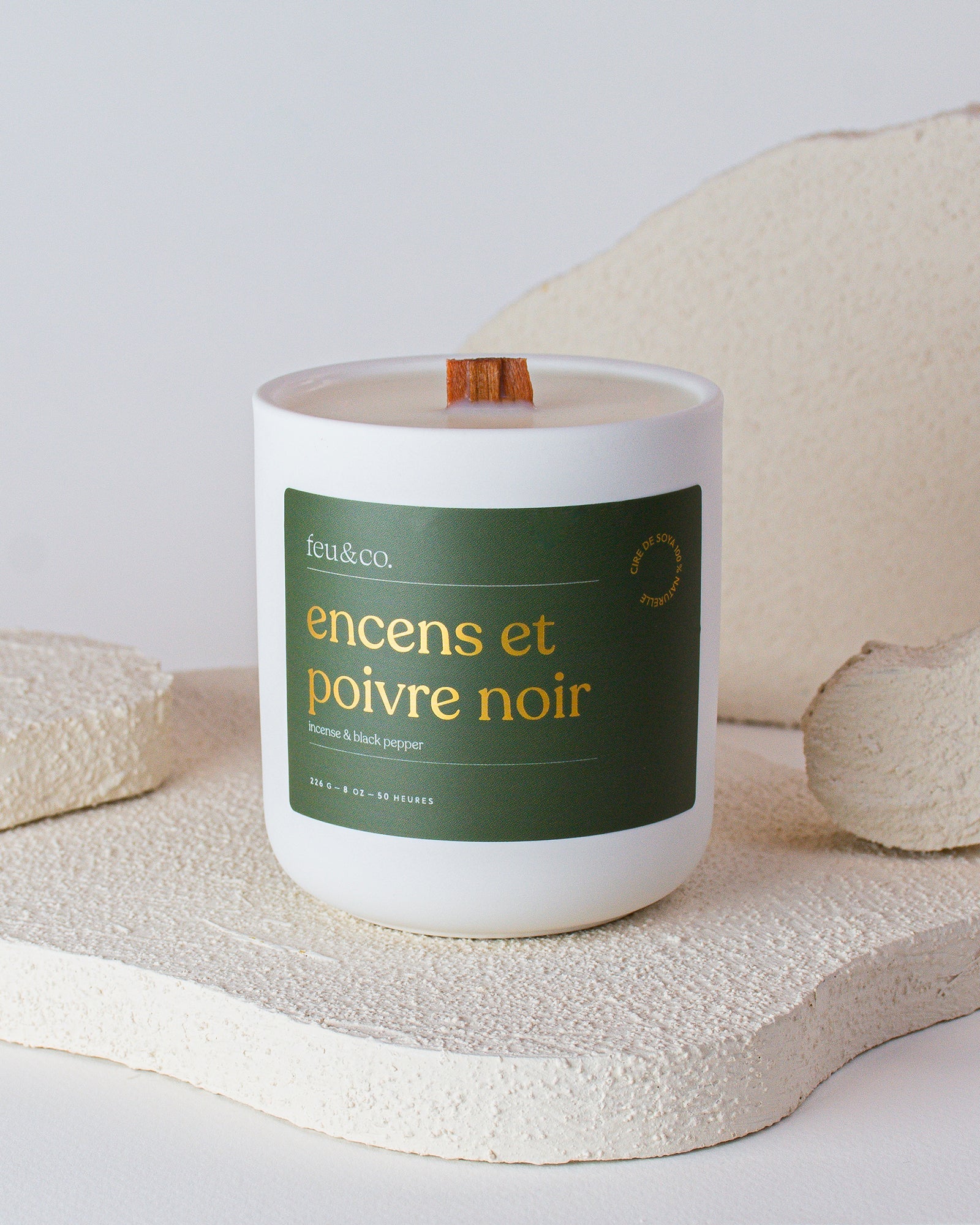 Chandelle - Encens et poivre noir