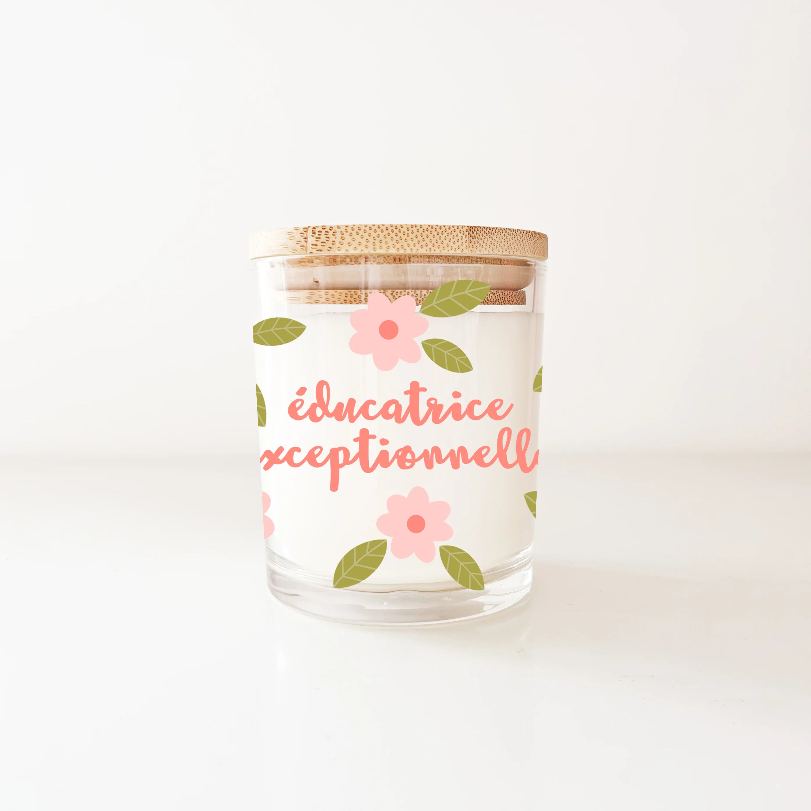 Bougie réutilisable 8oz - Éducatrice exceptionnelle