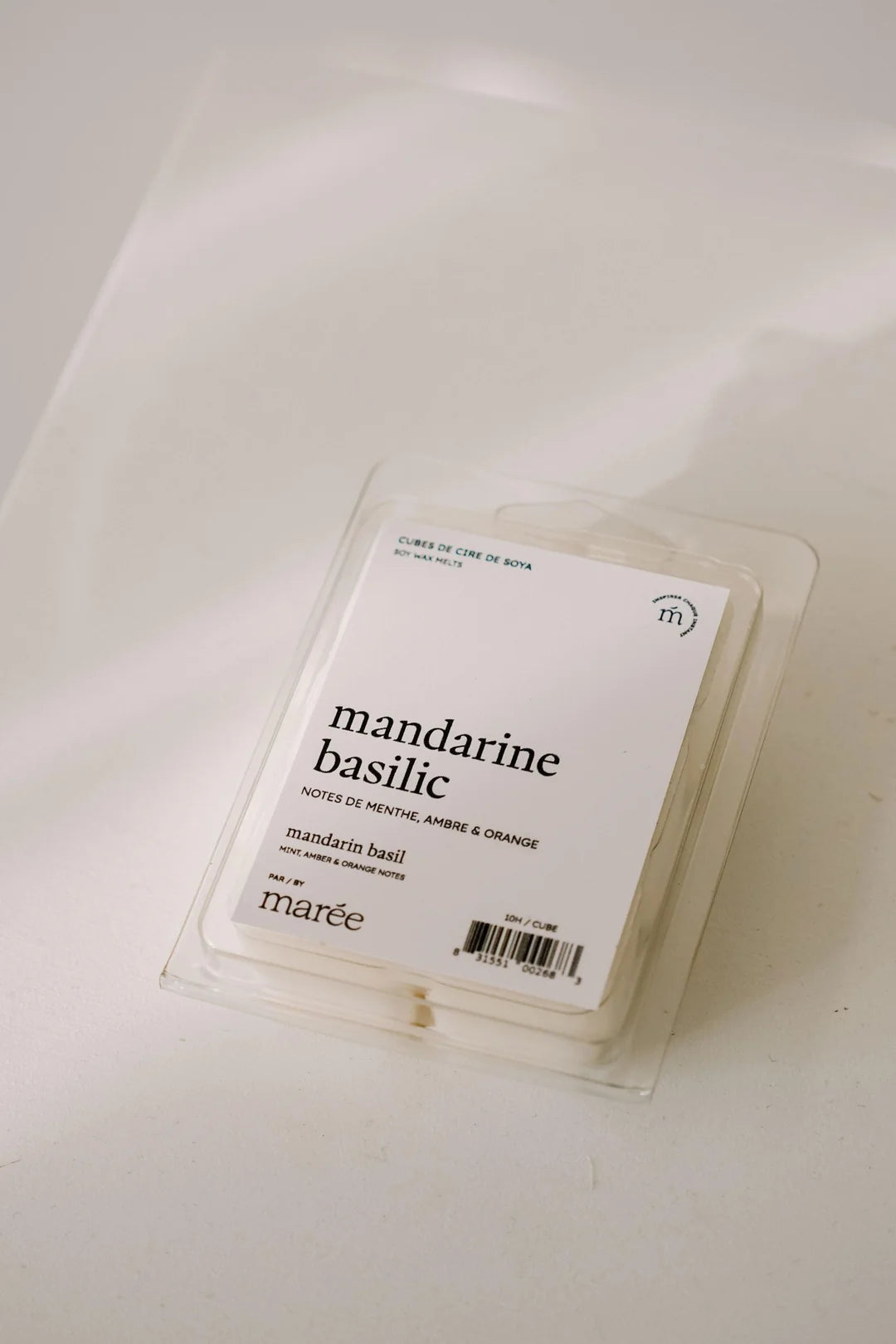 Cubes de cire - Mandarine basilic COUP DE COEUR