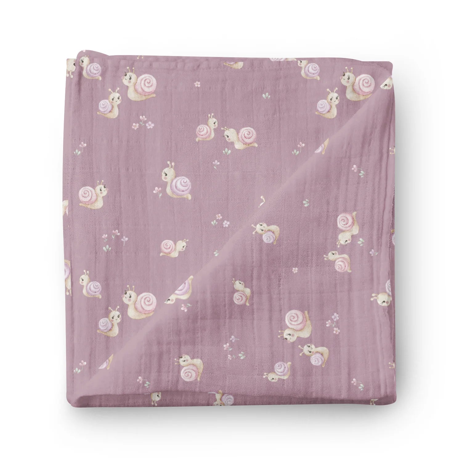 Couverture mousseline de bambou - Colimaçon polisson