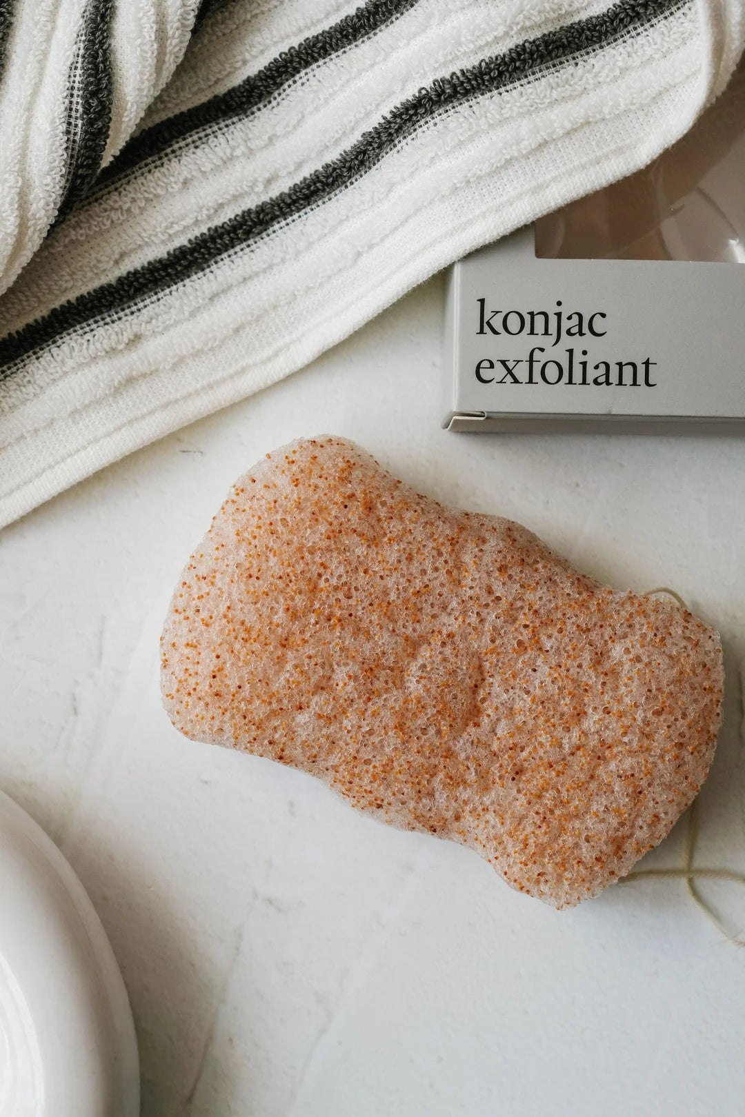 Éponge konjac pour le corps - Exfoliante