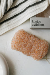 Éponge konjac pour le corps - Exfoliante