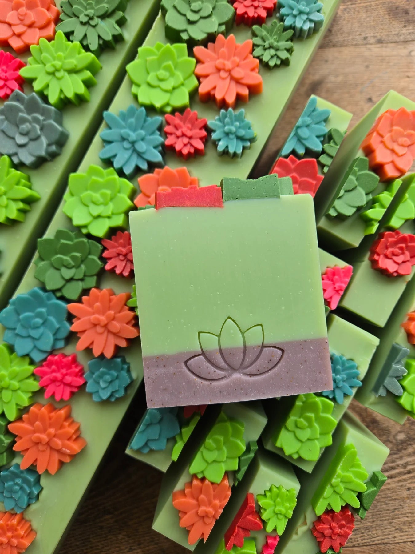 Savon - Fleurs de cactus, savon exfoliant