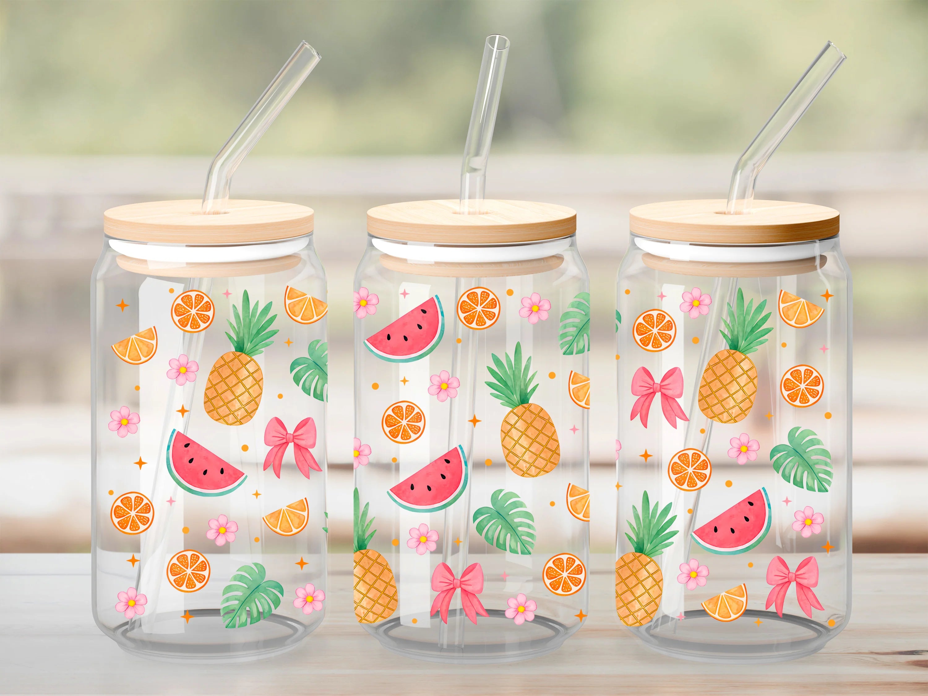 Verre - Fruits d'été