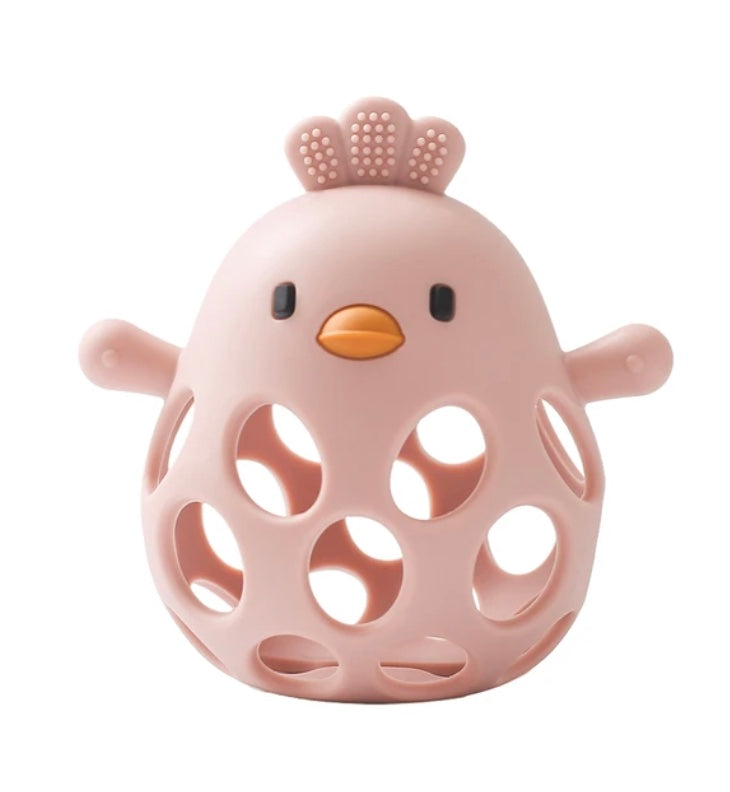 Manchon de dentition Petit Poussin – Silicone sans BPA