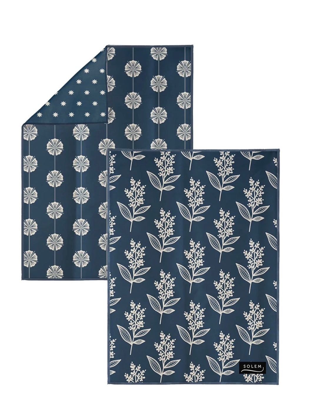 Linge vitres et miroirs Horizon nocturne (lot de 2)