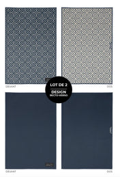 Essuie-mains de cuisine Carreau Chic (lot de 2)