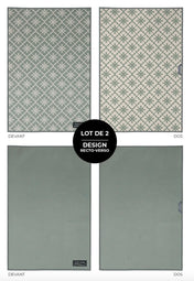 Essuie-mains de cuisine Tomette Élégante (lot de 2)