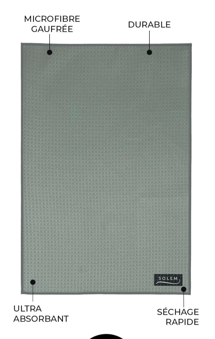 Essuie-mains de cuisine Tomette Élégante (lot de 2)