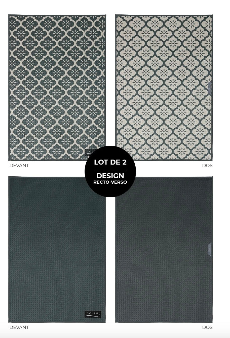 Essuie-mains de cuisine - Mosaïque Urbaine (lot de 2)
