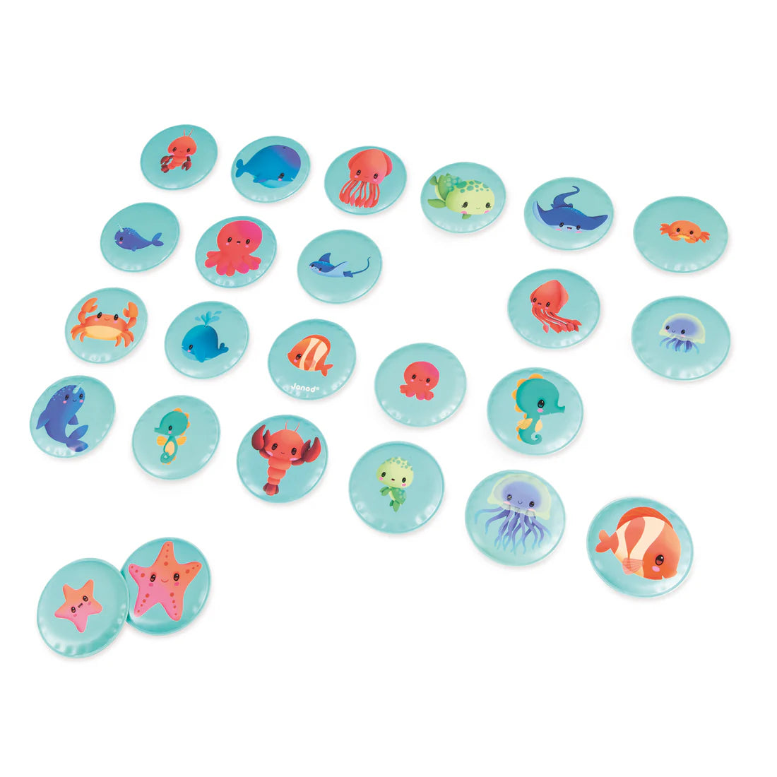 Jeu de bain - Mémo mes bébés animaux