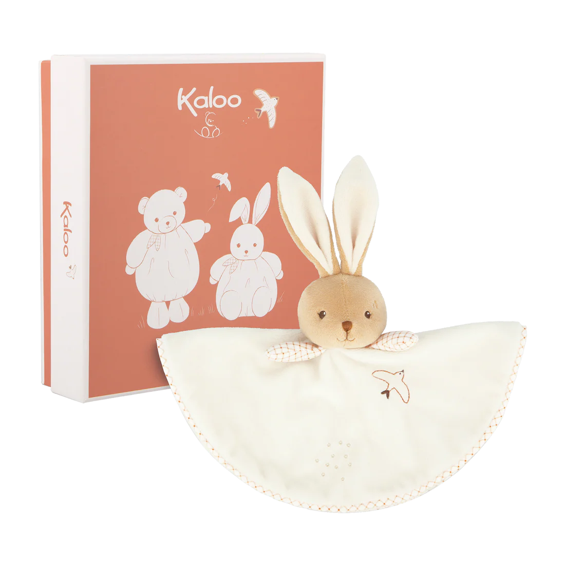Doudou lapin intemporel - Crème