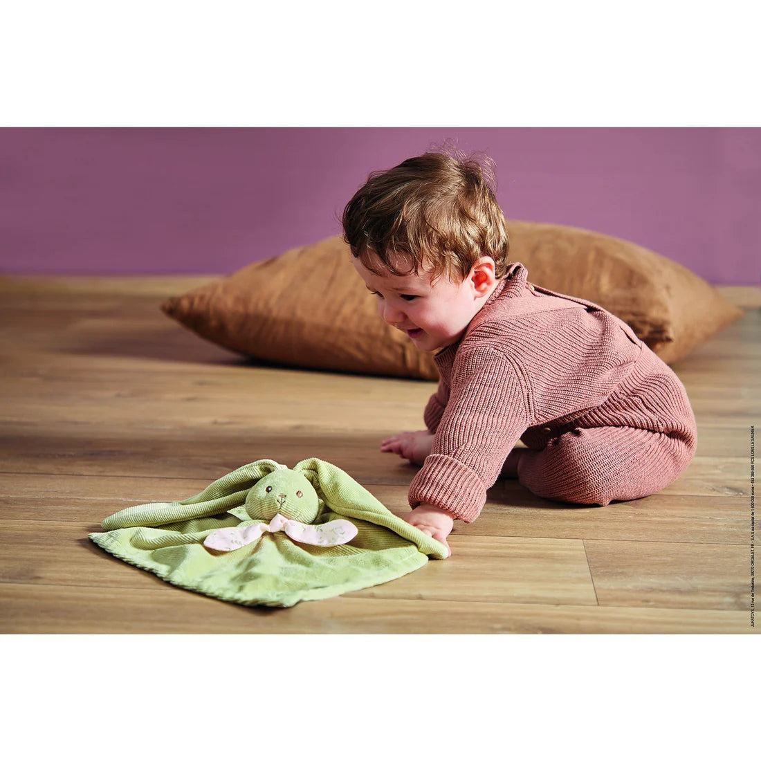 Lapinoo - Doudou lapin vert