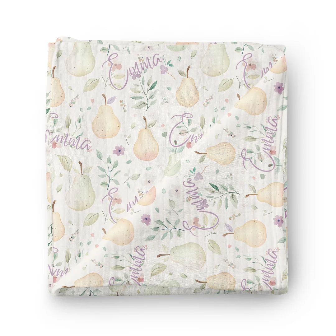 Couverture mousseline de bambou - Origami Safari