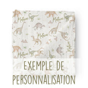 Couverture mousseline de bambou - Pirouette cacahuète