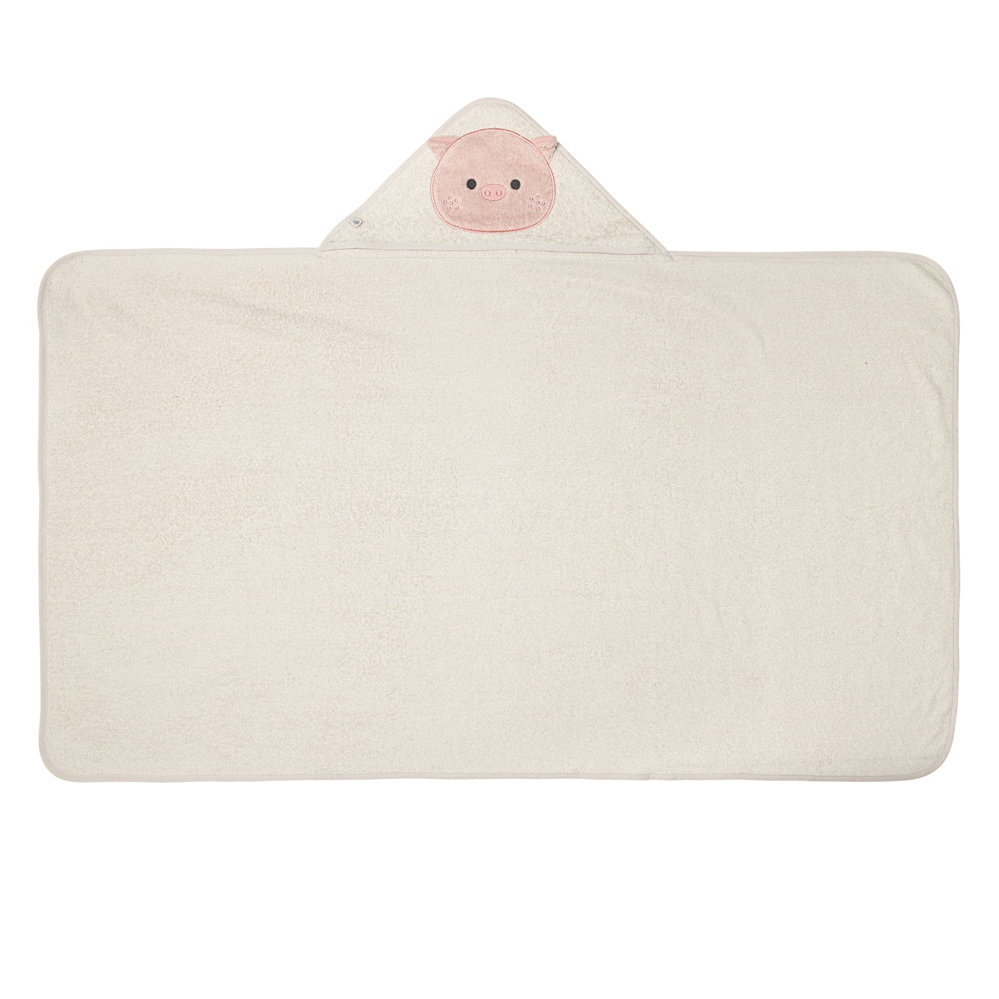 Serviette à capuchon (enfants) - Cochon