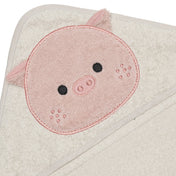 Serviette à capuchon (enfants) - Cochon